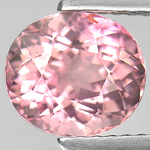 Natural Pink Tourmaline Gemstones 2.19 Ct. Oval Shape 8 x 7.2 Mm.
