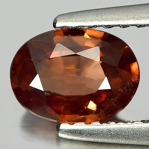 Natural Imperial Zircon Gemstones 0.93 Ct. Oval Shape 6.7 x 4.9 Mm.
