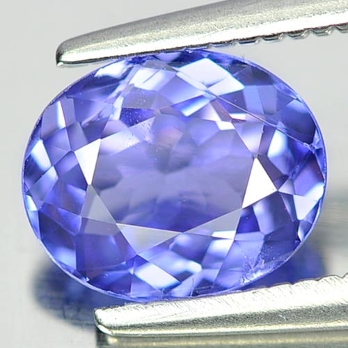 Natural Blue Tanzanite Gemstones 1.12 Ct. Oval Shape 7.5 x 6.2 Mm.