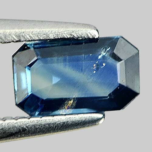 Natural Blue Sapphire Gemstones 0.53 Ct. Octagon Shape 6.3 x 3.7 Mm.