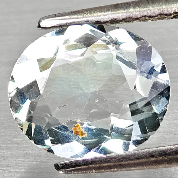 Natural Light Blue Aquamarine Gemstones 1.31 Ct. Oval Shape 8.6 x 7.3 Mm.