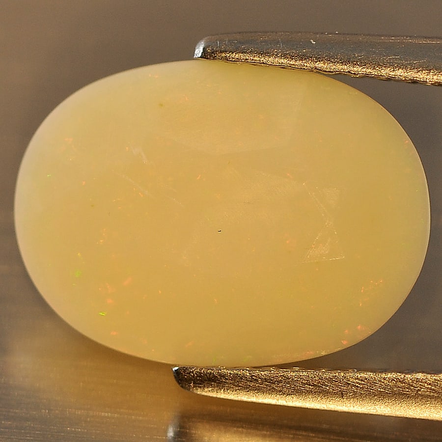Natural Multi Color Opal Gemstones 2.88 Ct. Oval Shape 13 x 9.6 Mm. (1 of 3)