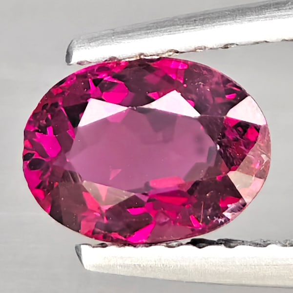 Natural Pink Tourmaline Gemstones 1.01 Ct. Oval Shape 7.3 x 5.5 Mm.