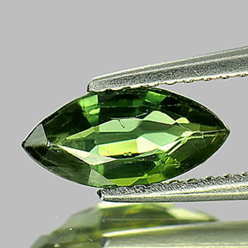 Natural Green Sapphire Gemstones 1.16 Ct. Marquise Shape 10 x 4.9 Mm. (1 of 3)