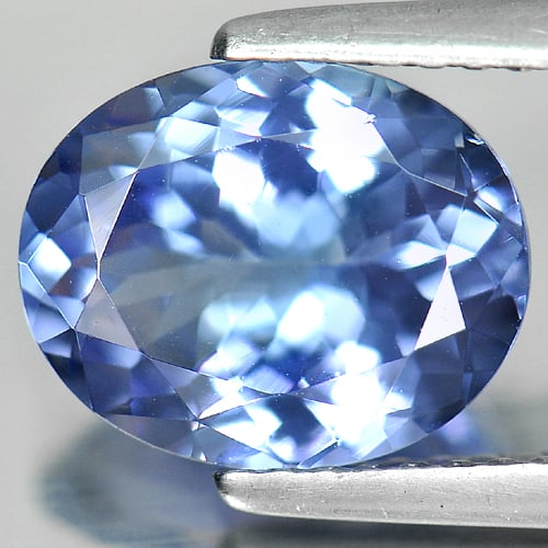 Natural Violetish Blue Tanzanite Gemstones 2.64 Ct. Oval Shape 10 x 8 Mm.