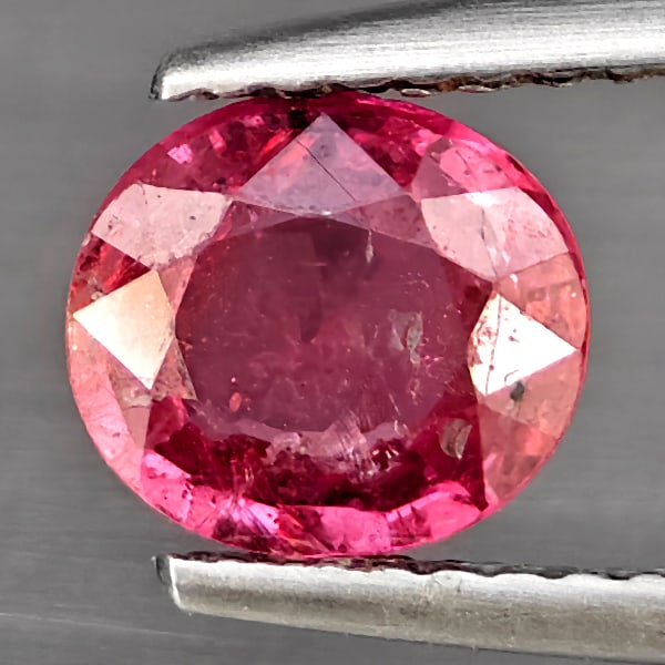 Natural Red Ruby Gemstones 1.13 Ct. Oval Shape 6.8 x 6 Mm. (1 of 3)