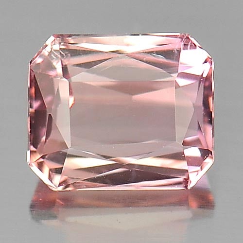 Natural Pink Tourmaline Gemstones 0.92 Ct. Octagon Shape 6 x 5 Mm.