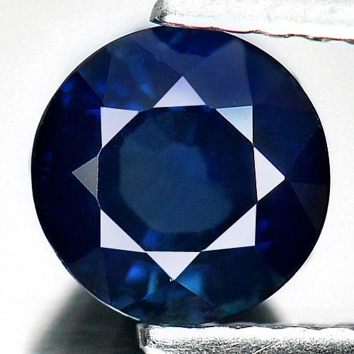 Natural Blue Sapphire Gemstones 1.32 Ct. Round Shape 6.25 x 6.31 Mm.