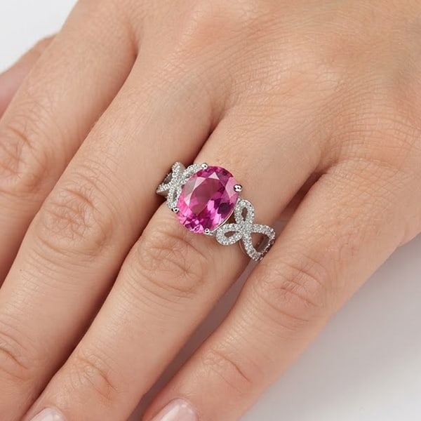 Natural Pink Topaz Gemstones 925 Sterling Silver Ring Jewelry 3.89 Grams Size 9: Product ID: 200106967 Product Type: 925 Sterling Silver Fine Jewelry Jewelry Weight: 3.89 Grams. Ring Size: 9 Resizable(Fee) Gemstones Color: Pink Metal: Solid Silver 92.5%. Gemstone Detail: Oval Shap