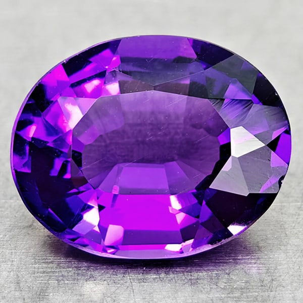 Natural Purple Amethyst Gemstonse 2.20 Ct. IF Oval Shape 9.8 x 8 Mm.