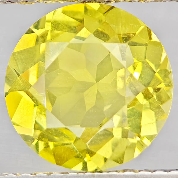 Natural Yellow Lemon Quartz Gemstones 2.60 Ct. Round Shape 9.2 Mm. (1 of 3)