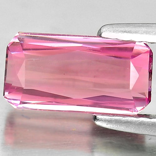 Natural Pink Tourmaline Gemstones 1.92 Ct. VS Octagon Shape 9.6 x 5.1 Mm.
