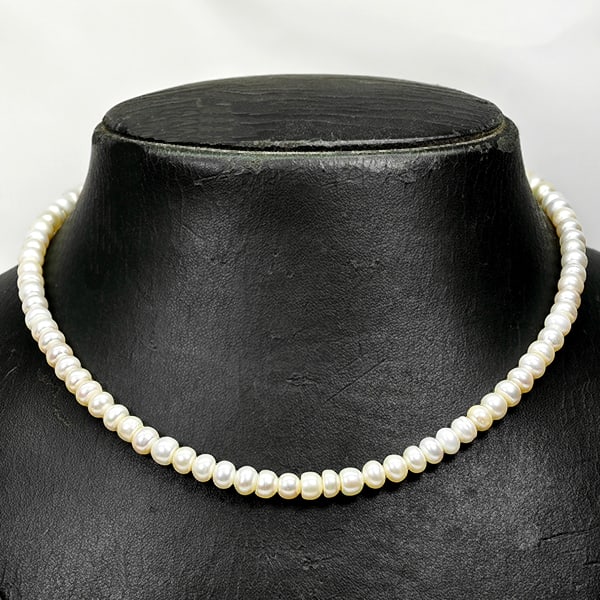 Natural White Pearl 117.13 Ct. Fancy Cabochon Beads Strand Length 16 Inch.