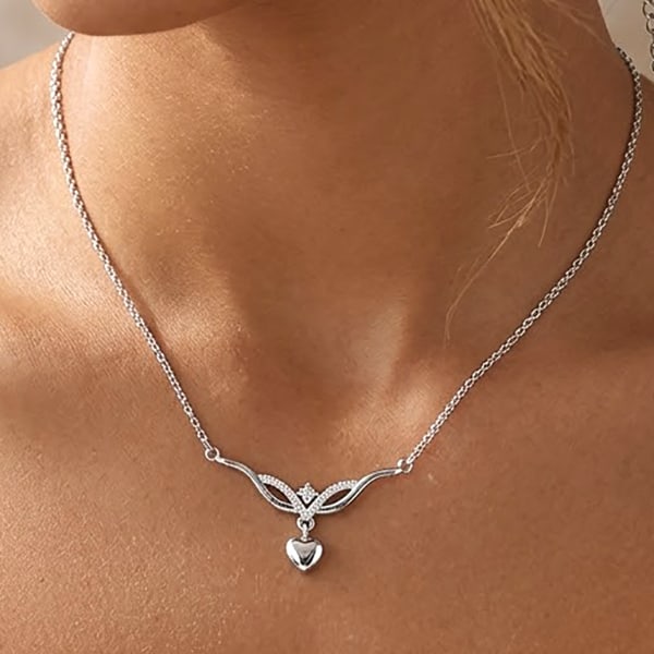 925 Sterling Silver Necklace Jewelry Length 16 Inch. 2.60 G