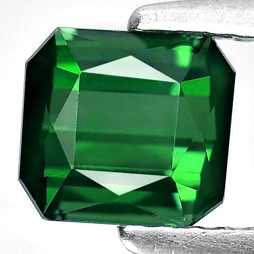 Natural Green Tourmaline Gemstones 1.18 Ct. Octagon Shape 5.8 x 6.4 Mm.