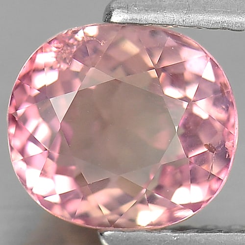 Natural Pink Tourmaline 1.70 Ct. Oval Shape 7.4 x 6.7 Mm.