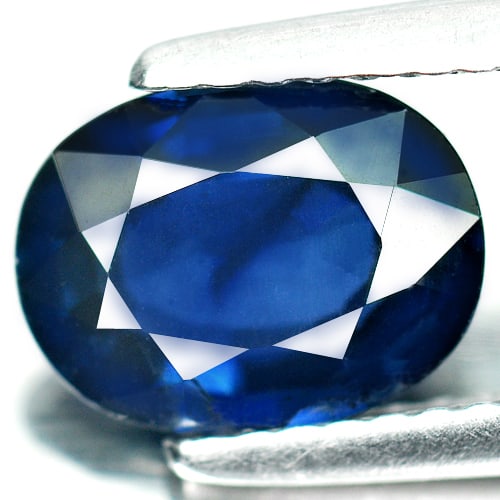Natural Blue Sapphire Gemstones 2.00 Ct. Oval Shape 8.80 x 6.68 Mm. (1 of 4)