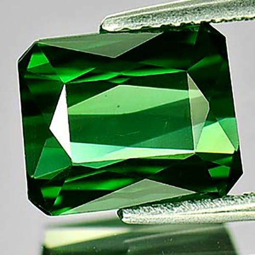 Natural Green Tourmaline Gemstones 2.59 Ct. Octagon Shape 8.9 x 7.3 Mm.