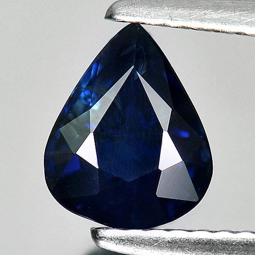 Natural Blue Sapphire Gemstones 1.69 Ct. Pear Shape 8 x 6.5 Mm.