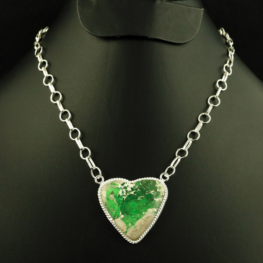 Natural Variscite 2 Micron Sterling Silver Plated Handmade Pendant Necklace: Product ID: 260728163841 Product - Handmade Silver Plated Pendant Necklace Metal - 92.5 2 Micron Sterling Silver Plated Necklace Pendant Length - 18 Inch Gemstone - Variscite Gemstone Origin - United 
