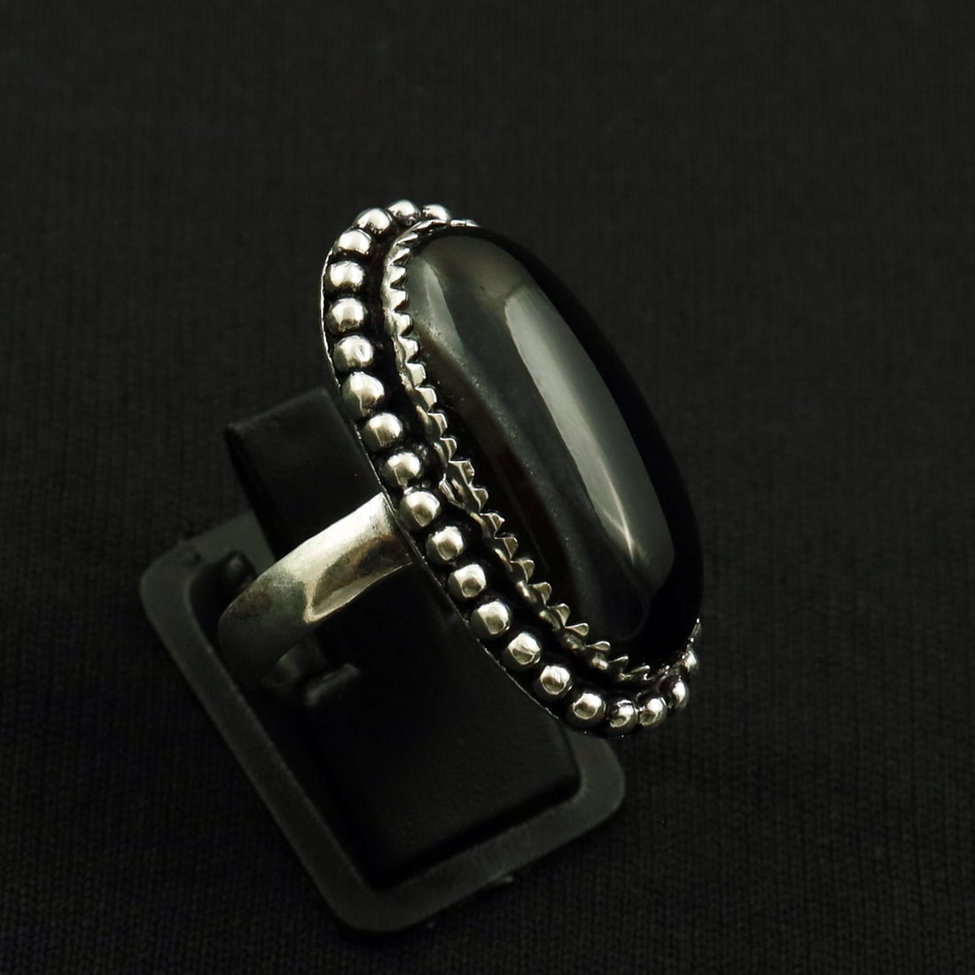 Natural Banded Agate 2 Micron Sterling Silver Plated Handmade Ring - 8MM ( Adjustable ): Product ID: 260729124936 Product - Handmade Silver Plated Ring Metal - 92.5 2 Micron Sterling Silver Plated Ring Size - 8MM ( Adjustable) Gemstone - Banded Agate Gemstone Origin - Brazil Gemstone Size