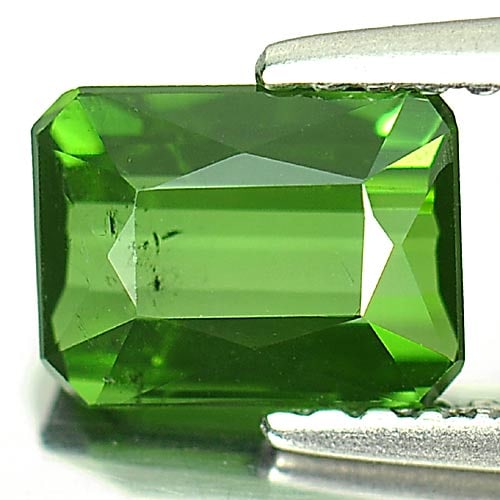 Natural Green Tourmaline Gemstones 1.10 Ct. Octagon Shape 7.1 x 5.5 Mm.: Product ID: 807245603 Product Name: Natural Tourmaline Weight: 1.10 CT. Size: 7.1 x 5.5 x 3.2 MM. Shape: Octagon Color: Green Clarity:VSI Luster: Good Gems Origin: Nigeria Treatment: Unheated Crystal 