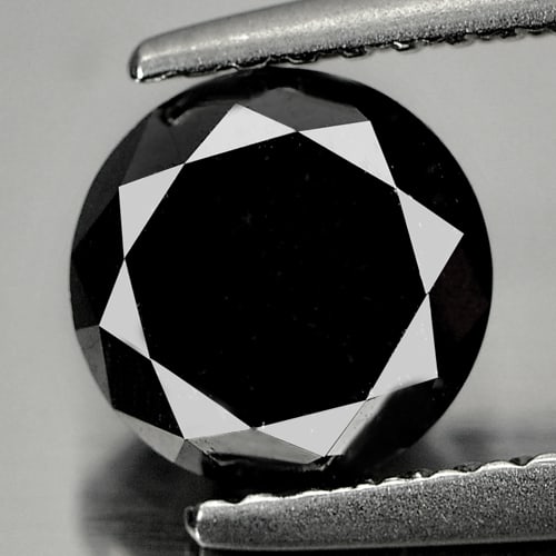 1.77Ct. Round Brilliant Cut 7 Mm. Natural Black Loose Diamond: Product ID: 802102619 Product Name: Natural Natural Diamond Weight: 1.77 CT. Size: 7 x 7 x 5.2 MM. Shape: Round Brilliant Cut Color: Black Clarity:Opaque Luster: Good Gems Origin: Belgium Treatment: T
