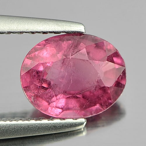 Natural Pink Tourmaline Gemstones 1.05 Ct. Oval Shape 7.4 x 5.9 Mm.: Product ID: 807234891 Product Name: Natural Tourmaline Weight: 1.05 CT. Size: 7.4 x 5.9 x 3.6 MM. Shape: Oval Color: Pink Clarity:SI Luster: Good Gems Origin: Nigeria Treatment: Unheated Crystal Struc