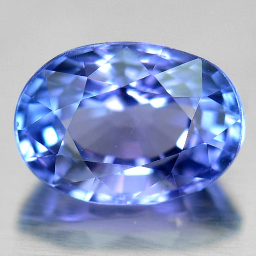 Natural Violetish Blue Tanzanite Gemstones 0.99 Ct. Clean Oval Shape 6.94 x 5.04 Mm.: Product ID: 807005267 Product Name: Natural Tanzanite Weight: 0.99 CT. Size: 6.94 x 5.04 x 3.86 MM. Shape: Oval Color: Blue Clarity:IF Luster: Very Good Gems Origin: Tanzania Treatment: Heated Crystal