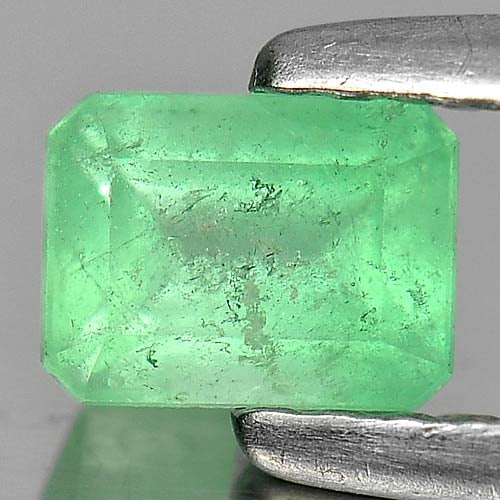 Natural Green Emerald Gemstones 0.47 Ct. Octagon Shape 5 x 3.8 Mm.: Product ID: 802401154 Product Name: Natural Emerald Weight: 0.47 CT. Size: 5 x 3.8 x 3.2 MM. Shape: Octagon Color: Green Clarity:SI Luster: Good Gems Origin: Columbia Treatment: Unheated Crystal Struc