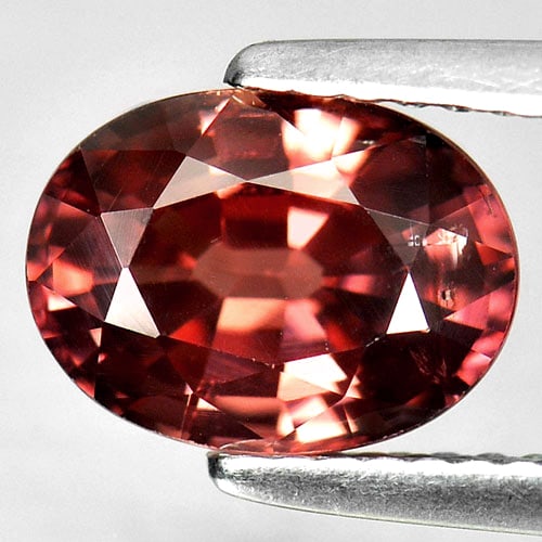 Natural Imperial Pink Zircon Gemstones 3.08 Ct. Oval Shape 9.1 x 6.8 Mm. (1 of 3)