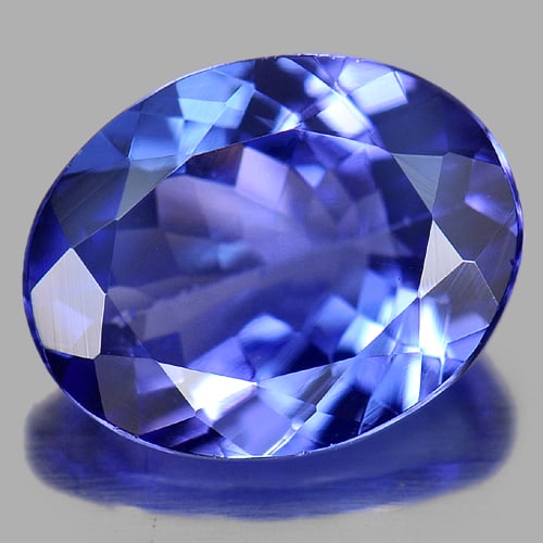 Natural Blue Tanzanite Gemstones 2.19 Ct. Clean Oval Shape 9.5 x 7.5 Mm. (1 of 3)