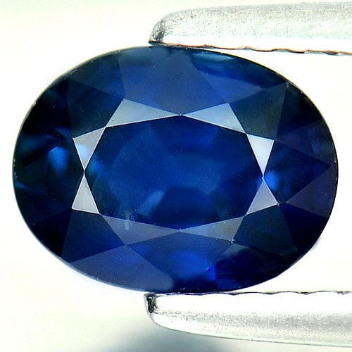 Natural Blue Sapphire Gemstones 1.50 Ct. Oval Shape 7.63 x 5.78 Mm. (1 of 4)