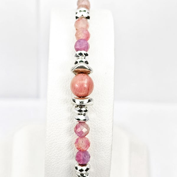 Natural Tourmaline 952 Sterling Silver Bracelet Jewelry Max Length 6 Inch.: Product ID: 808500273 Product Type: 925 Sterling Silver Fine Jewelry Jewelry Weight: 21.19 Grams. Gemstones Color: Fancy Color Metal: Solid Silver 92.5%. Gemstone Detail: Tourmaline At Your Service: A