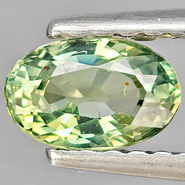Natural Green Sapphire Gemstones 0.64 Ct. Oval Shape 6 x 4 Mm.: Product ID: 806162763 Product Name: Natural Green Sapphire Weight: 0.64 CT. Size: 6 x 4 x 3 MM. Shape: Oval Shape Color: Green Clarity:SI1 Luster: Good Gems Origin: Thailand Treatment: Heated Crystal 