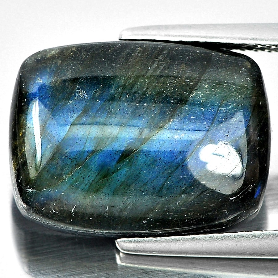 Natural Multi Color Labradorite Doublet Gemstones 9.59 Ct. Baguette Cabocbon Shape 16 x 11.9 Mm.: Product ID: 804301187 Product Name: Natural Labradorite Weight: 9.59 CT. Size: 16 x 11.9 x 5 MM. Shape: Baguette Cabochon Color: Multi-Color Clarity:Opaque Luster: Iridescent Gems Origin: Canada Treat