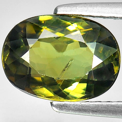 Natural Demantoid Garnet Gemstones 2.48 Ct. Oval Shape 9.7 x 7 Mm. (1 of 3)