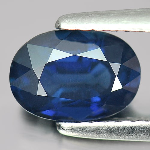 Natural Blue Sapphire Gemstones 1.51 Ct. Oval Shape 7.93 x 5.59 Mm. (1 of 4)