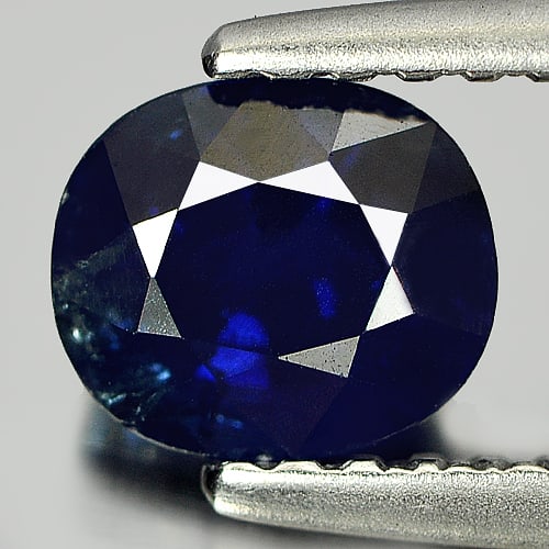 Natural Blue Sapphire Gemstones 1.08 Ct. Oval Shape 5.90 x 5.16 Mm.: Product ID: 806002394 Product Name: Natural Blue Sapphire Weight: 1.08 CT. Size: 5.90 x 5.16 x 4.01 MM. Shape: Oval Color: Blue Clarity:VSI Luster: Good Gems Origin: Madagascar Treatment: Heated Cryst