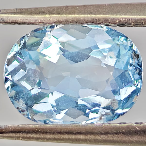 Natural Baby Blue Aquamarine Gemstones 1.07 Ct. Oval Shape 7.4 x 5.6 Mm.: Product ID: 800812433 Product Name: Natural Gemstones Weight: 1.07 CT. Size: 7.4 x 5.6 x 4.1 MM. Shape: Oval Shape Color: Baby Blue Clarity:SI1 Luster: Good Gems Origin: Brazil Treatment: Unheated Cry