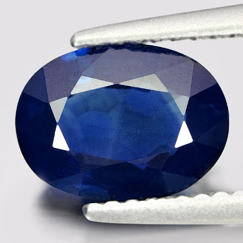 Natural Blue Sapphire Gemstones 2.15 Ct. Oval Shape 9.26 x 6.87 Mm. (1 of 4)