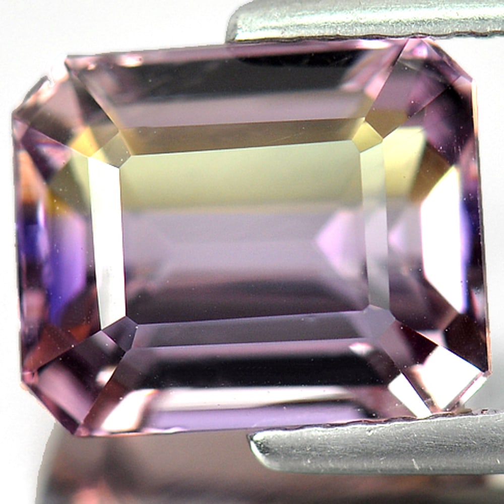 Natural Bi Color Ametrine Gemstones 3.50 Ct. Octagon Shape 9.2 x 8 Mm.: Product ID: 800405119 Product Name: Natural Ametrine Weight: 3.50 CT. Size: 9.2 x 8 x 6 MM. Shape: Octagon Color: Bi Color Clarity:VVS Luster: Good Gems Origin: Bolivia Treatment: Unheated Crystal Str