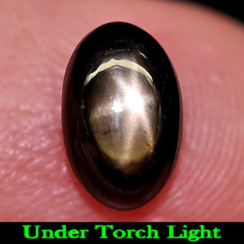 Natural Black Star Sapphire Gemstones 6 Rays 3.00 Ct. Oval Cabochon Shape 9.1 x 5.9 Mm.: Product ID: 806155183 Product Name: Natural Star Sapphire Weight: 3.00 CT. Size: 9.1 x 5.9 x 4.6 MM. Shape: Oval Cabochon Color: Black Clarity:Opaque Luster: Good 6 Rays Star Gems Origin: Thailand Tre