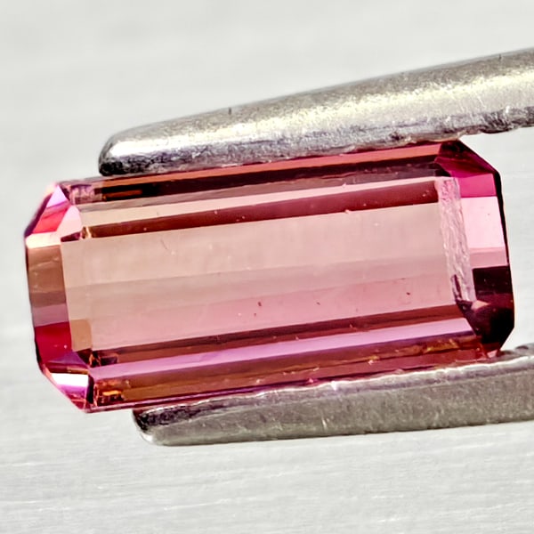 Natural Pink Tourmaline Gemstones 0.79 Ct. Octagon Shape 7.4 x 3.6 Mm.: Product ID: 807250913 Product Name: Natural Tourmaline Weight: 0.79 CT. Size: 7.4 x 3.6 x 3 MM. Shape: Octagon Color: Pink Clarity:VSI Luster: Good Gems Origin: Nigeria Treatment: Unheated Crystal Str