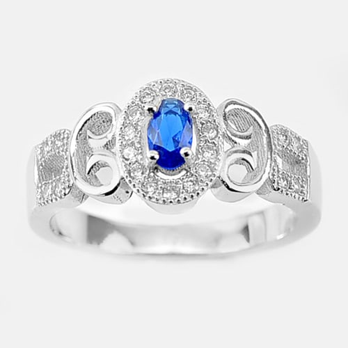 925 Sterling Silver Ring Jewelry 3.30 Grams Size 6.5 (1 of 3)