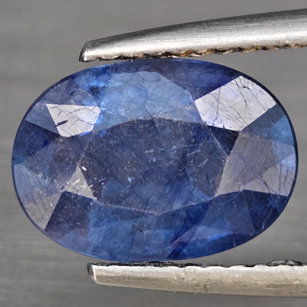 Natural Blue Sapphire Gemstones 3.42 Ct. Oval Shape 10.9 x 7.8 Mm.: Product ID: 806012489 Product Name: Natural Blue Sapphire Weight: 3.42 CT. Size: 10.9 x 7.8 x 4.5 MM. Shape: Oval Shape Color: Blue Clarity:SI1 Luster: Good Gems Origin: Madagascar Treatment: Heated (