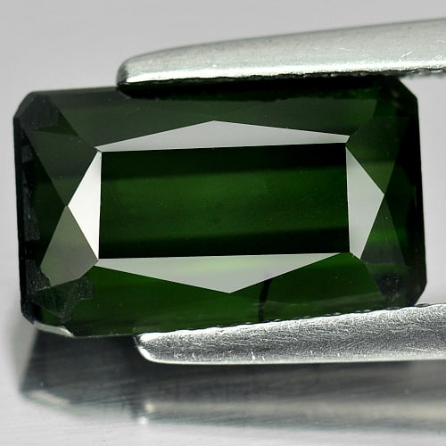 4.03 Ct. Natural Green Octagon Shape Tourmaline Gemstone Unheated: Product ID: 807240280 Product Name: Natural Tourmaline Weight: 4.03 CT. Size: 11.5 x 7.1 x 5.3 MM. Shape: Octagon Color: Green Clarity:VSI Luster: Good Gems Origin: Nigeria Treatment: Unheated Crystal