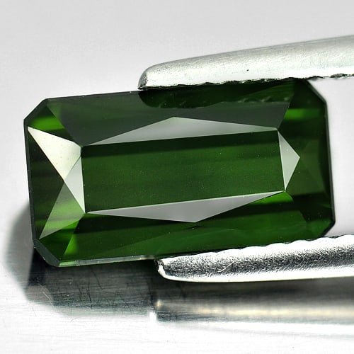 Unheated 2.74 Ct. Natural Green Tourmaline Gemstone Octagon Shape: Product ID: 807240287 Product Name: Natural Tourmaline Weight: 2.74 CT. Size: 10.9 x 6 x 4.4 MM. Shape: Octagon Color: Green Clarity:VSI Luster: Good Gems Origin: Nigeria Treatment: Unheated Crystal S