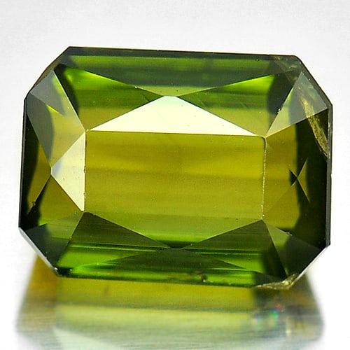 Natural Yellowish Green Tourmaline Gemstones 4.16 Ct. Octagon Shape 9.8 x 7.4 Mm.: Product ID: 807240375 Product Name: Natural Tourmaline Weight: 4.16 CT. Size: 9.8 x 7.4 x 6.2 MM. Shape: Octagon Color: Yellowish Green Clarity:SI Luster: Good Gems Origin: Nigeria Treatment: Unheated