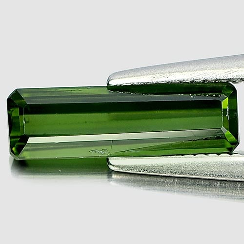 Natural Green Tourmaline Gemstones 1.01 Ct. Octagon Shape 11.5 x 3.6 Mm.: Product ID: 807248650 Product Name: Natural Tourmaline Weight: 1.01 CT. Size: 11.5 x 3.6 x 2.6 MM. Shape: Octagon Color: Green Clarity:VSI Luster: Good Gems Origin: Nigeria Treatment: Unheated Crystal